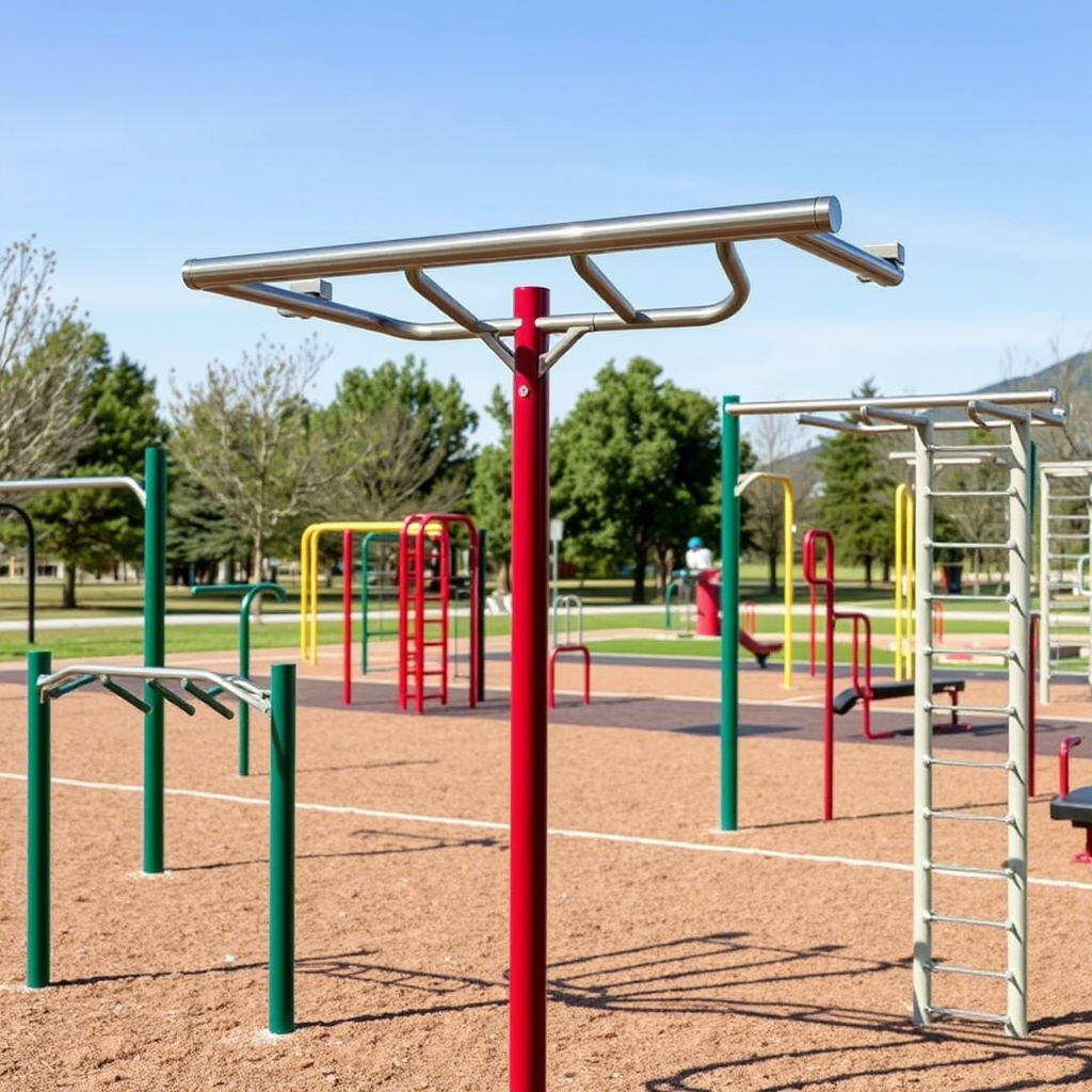 Универсальные уличные тренажеры, шведские стенки